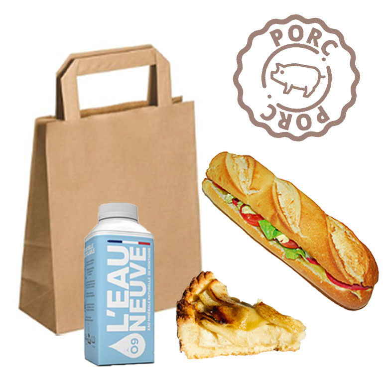 Formule sandwich STANDARD Jambon & Tarte de saisons